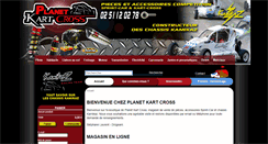 Desktop Screenshot of planet-kartcross.com