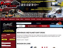 Tablet Screenshot of planet-kartcross.com